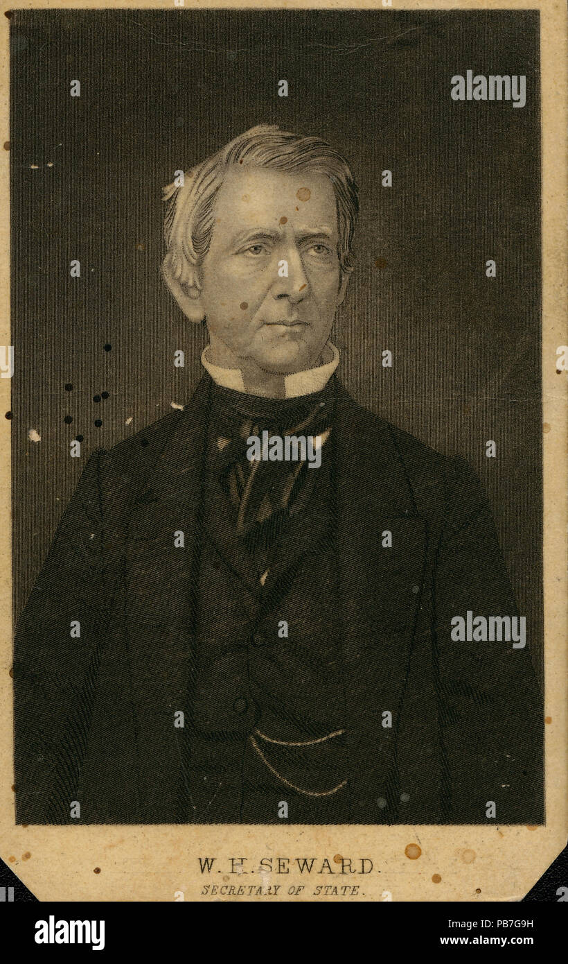 1857 William H. Seward, Segretario di Stato Foto Stock