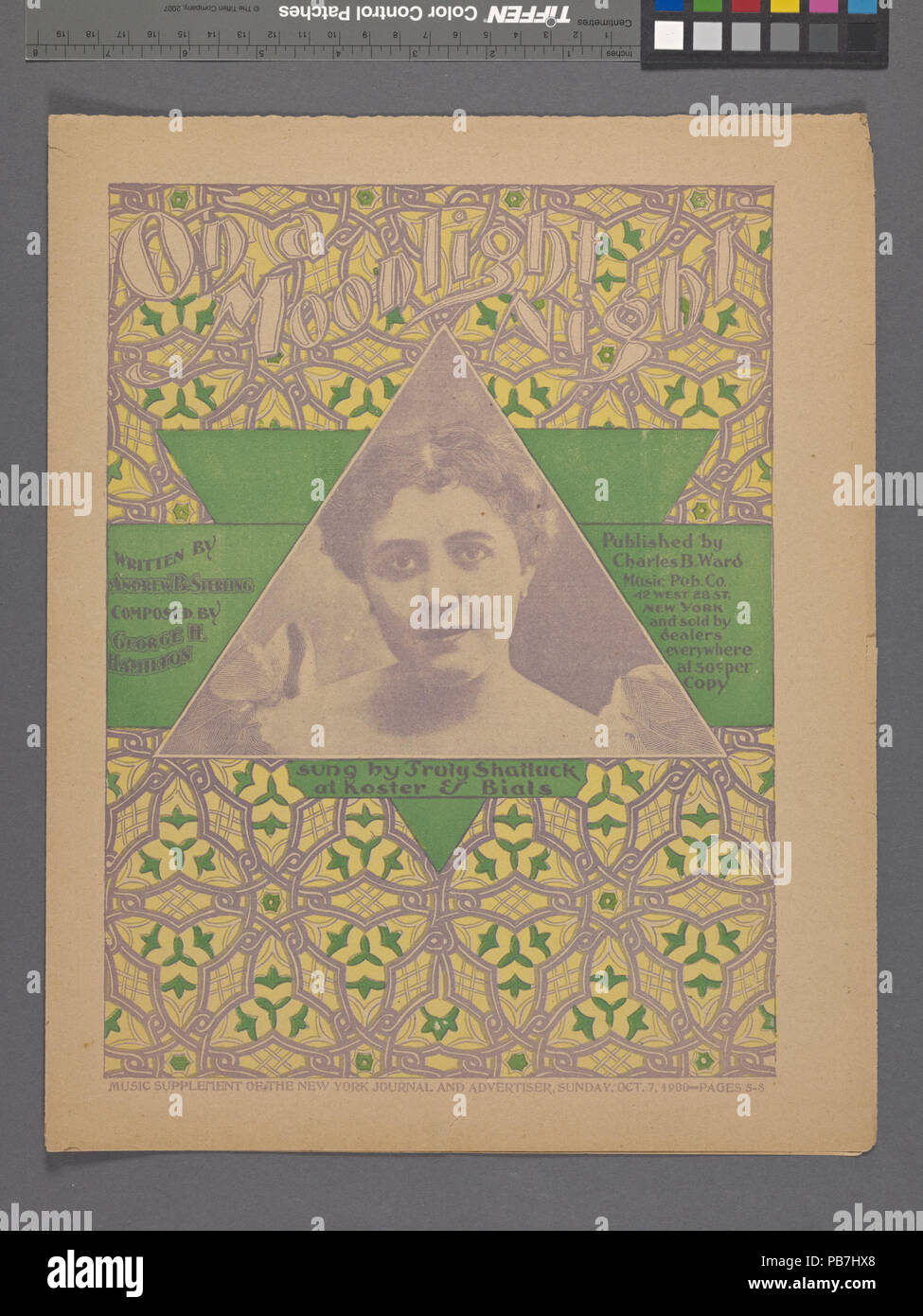 1135 In una notte di luna (NYPL ADE-609057-1257129) Foto Stock