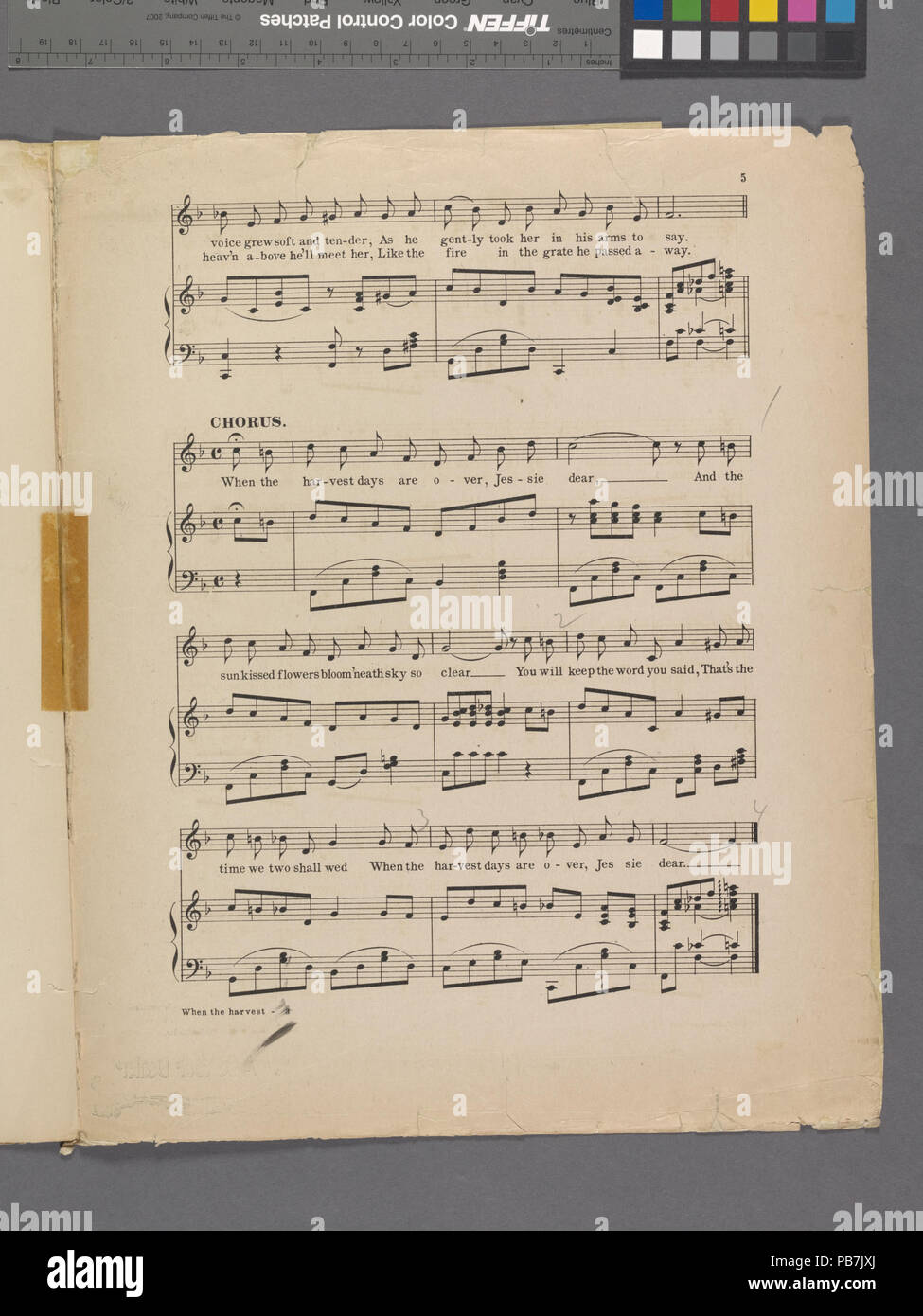 1847 quando il raccolto giorni sono finiti. (Jessie cari) (NYPL ADE-608936-1948527) Foto Stock