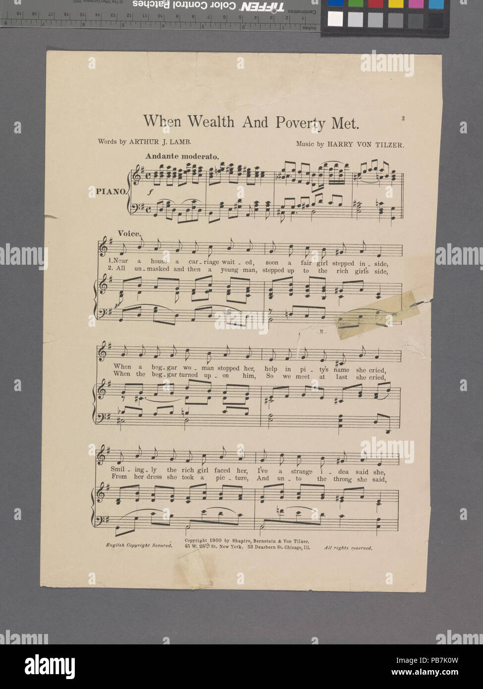 1847 Quando la ricchezza e la povertà ha incontrato (NYPL ADE-608948-1948861) Foto Stock