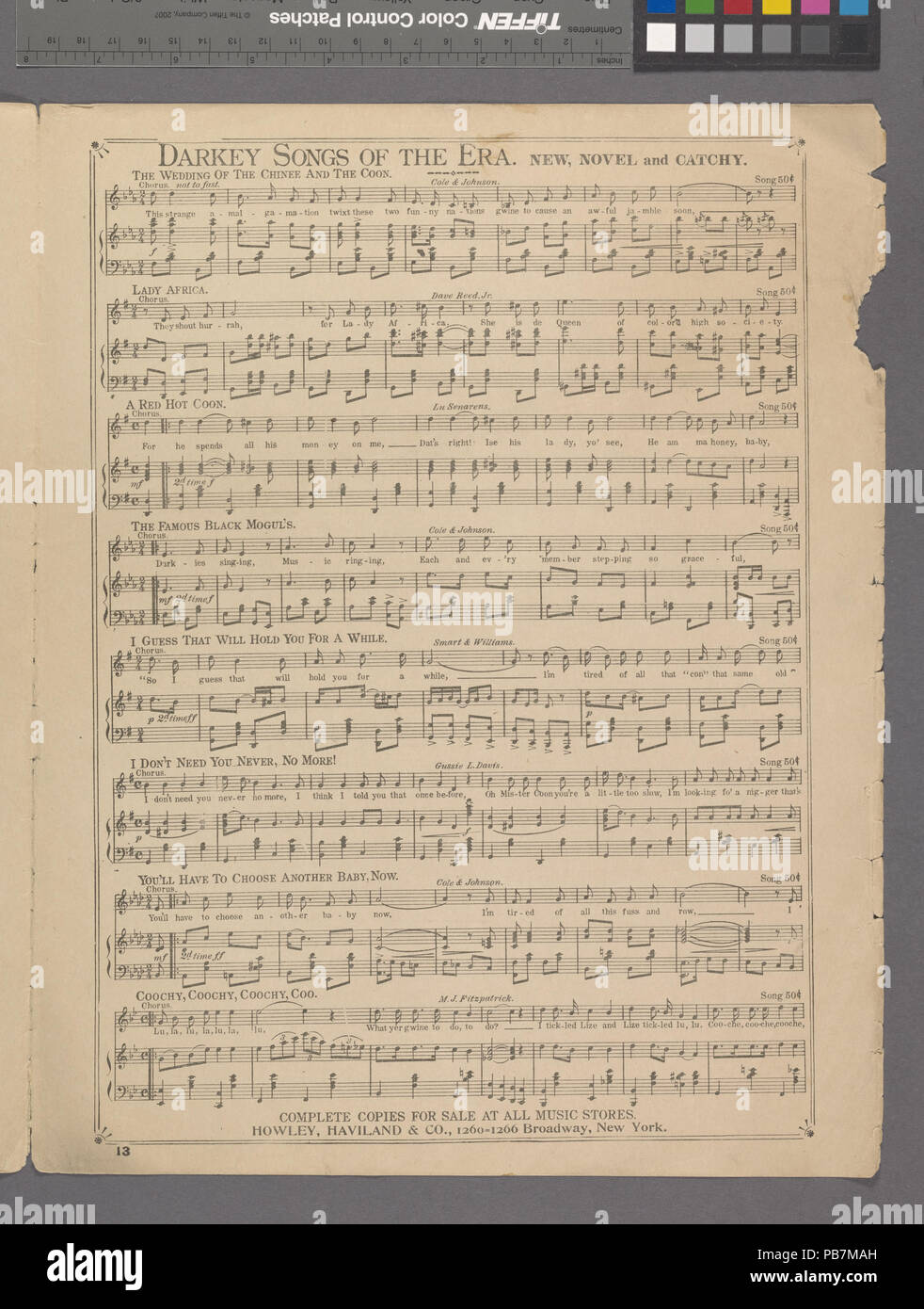 784 sono contento che faccia dat non crescere su di me (NYPL ADE-608659-1991430) Foto Stock