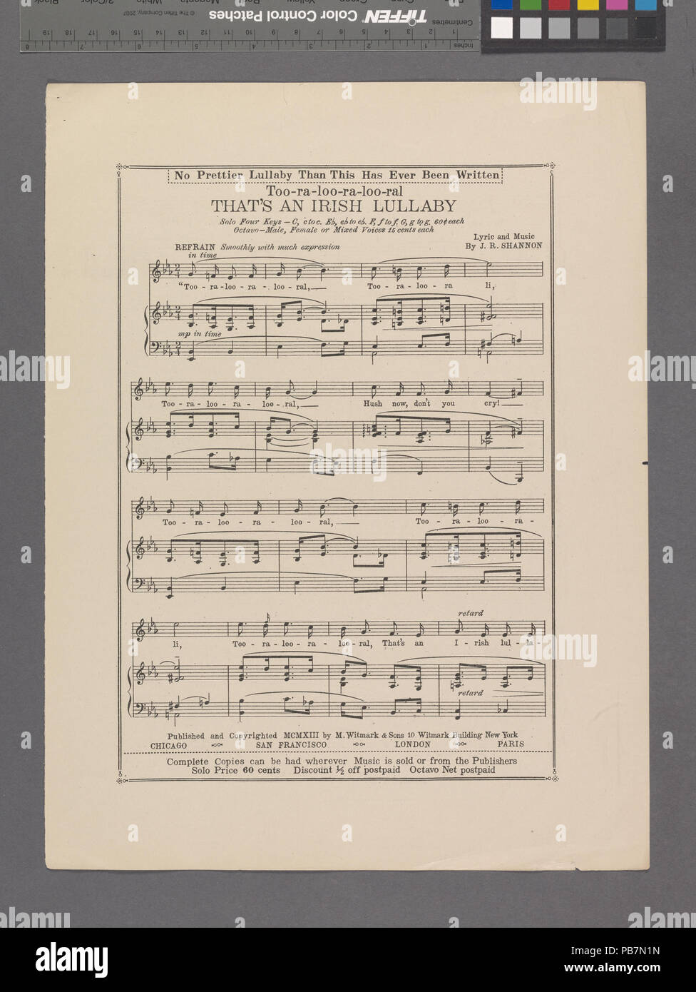 1078 La mia wild Irish rose (NYPL ADE-609713-1990483) Foto Stock