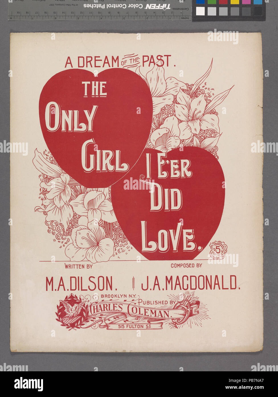 1662 L'unica ragazza mi e'er ha fatto amare (NYPL ADE-609656-1256522) Foto Stock