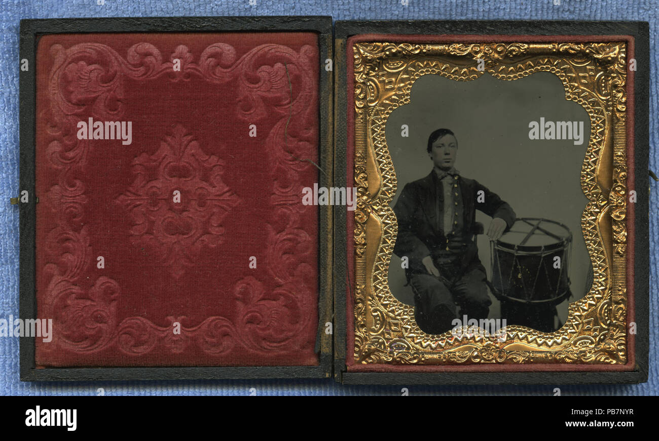 1858 William Matthews, batterista, 4 U.S. Corpo di riserva, Missouri Fanteria (unione) Foto Stock