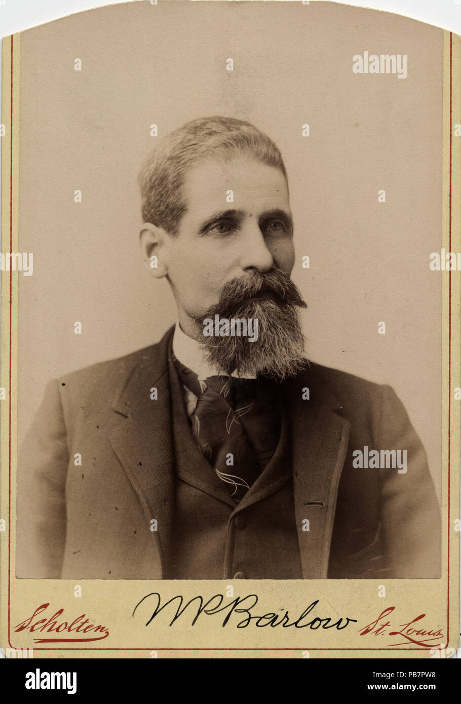 1858 William P. Barlow, membro del Liberty Fire azienda numero 6 Foto Stock