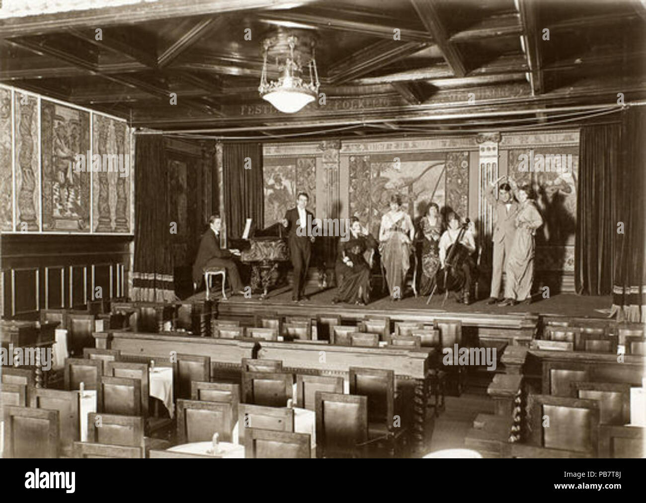 1261 Riddersalen, 1910s Foto Stock