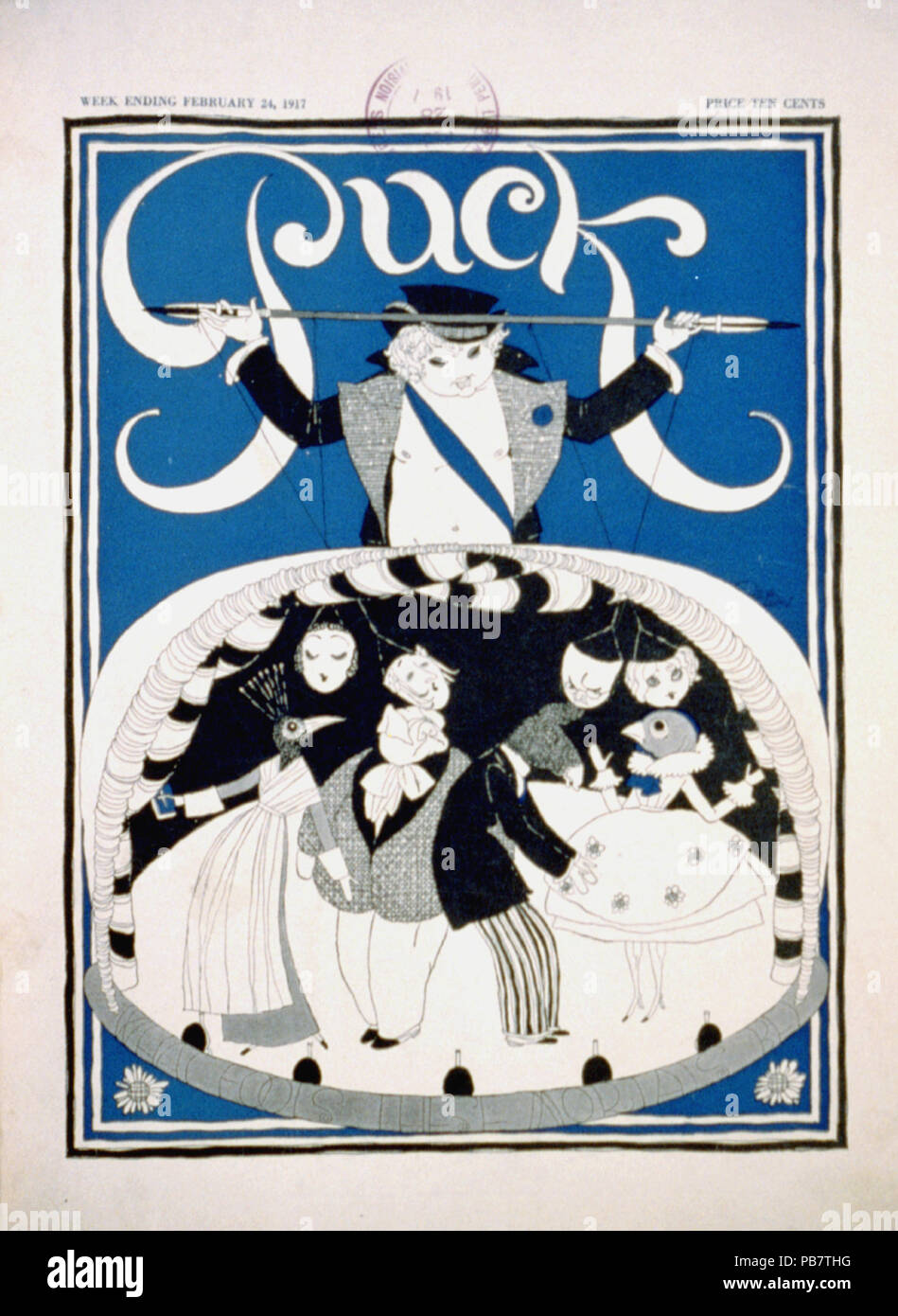 1845 Che sciocchi questi mortali essere! Puck magazine 1917 Feb 24 cph.3b49309 Foto Stock