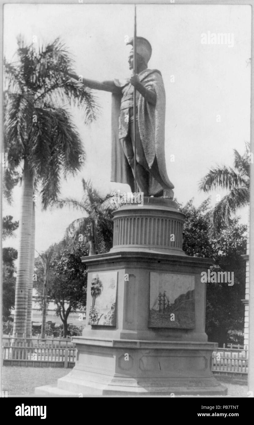 853 Kamehameha, il grande. Statua LCCN2001705712 Foto Stock