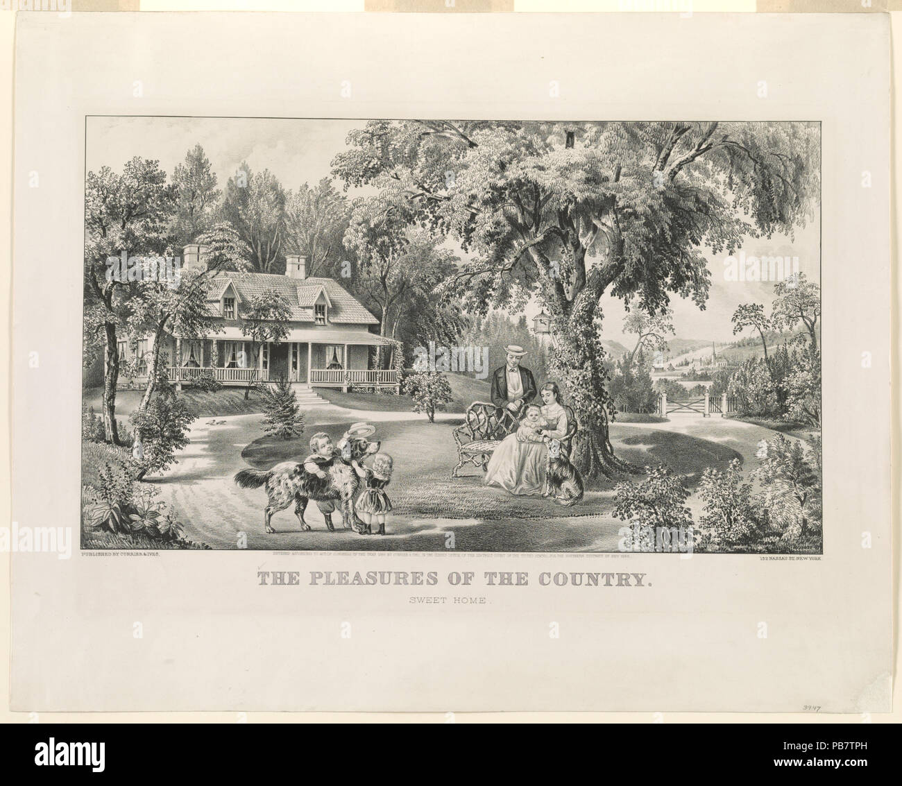 1206 piaceri del paese- sweet home LCCN2001700593 Foto Stock