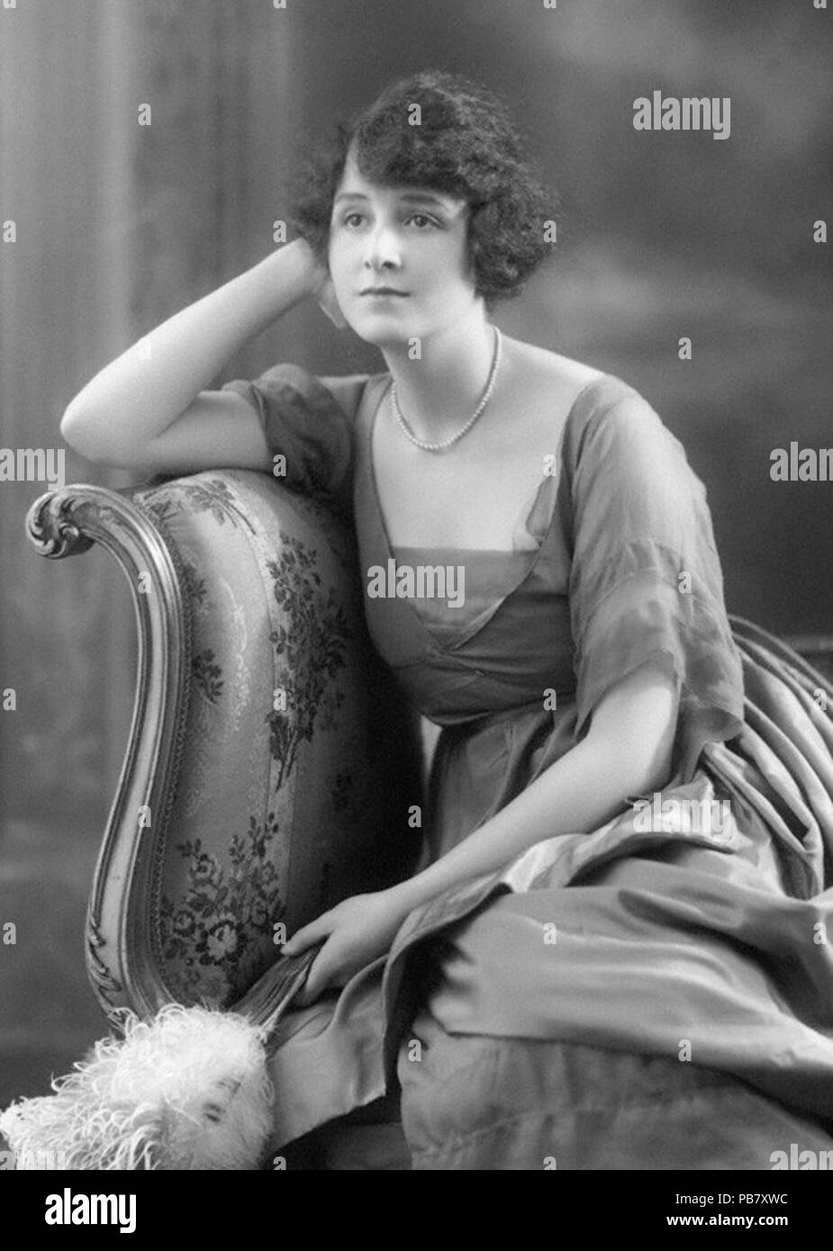 Da Bassano, tutta di vetro della piastra negativa, 24 febbraio 1920 999 Marjorie Hume 1920 Foto Stock