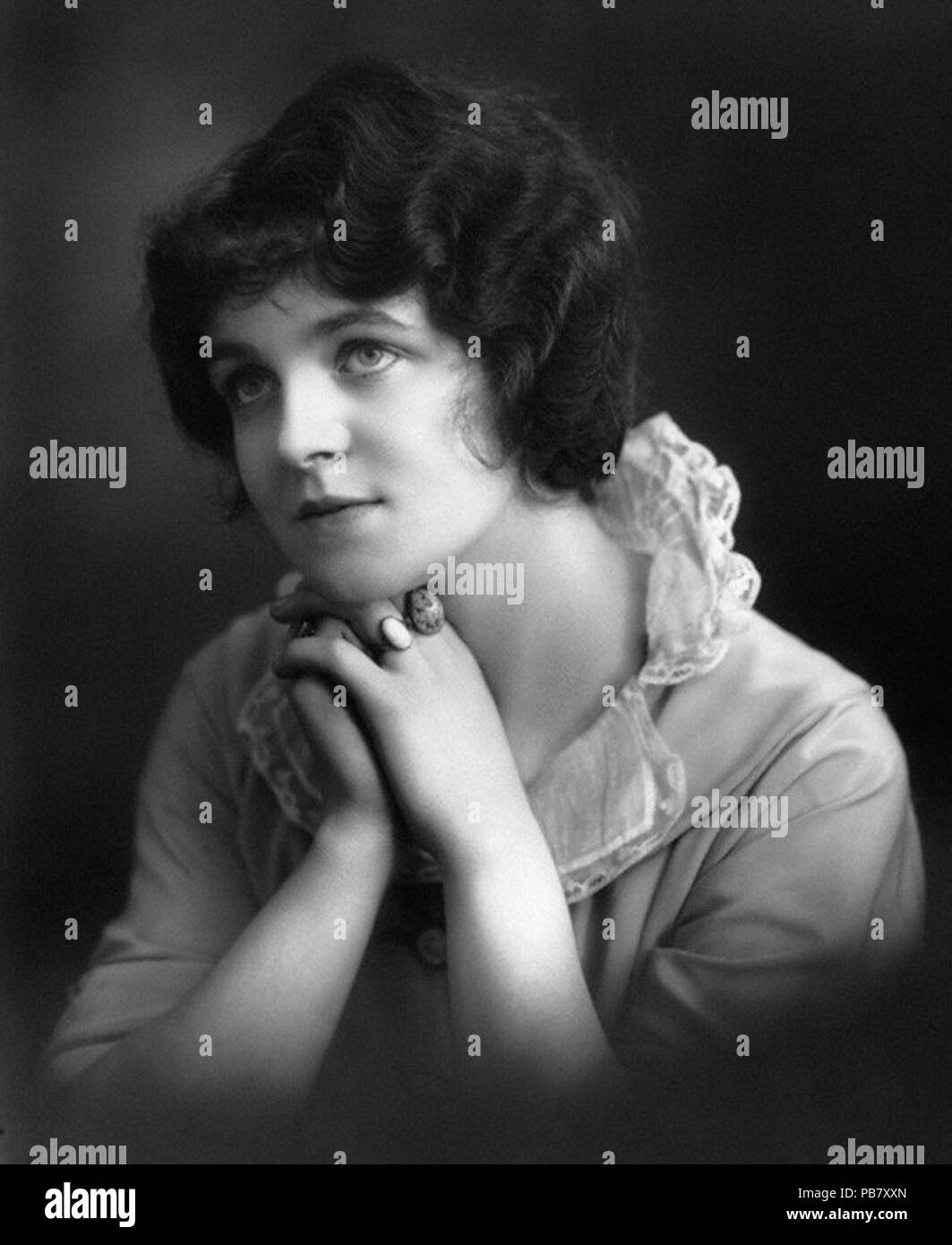 Da Bassano, tutta di vetro della piastra negativa, 1913 1071 Muriel Martin-Harvey 1913c Foto Stock