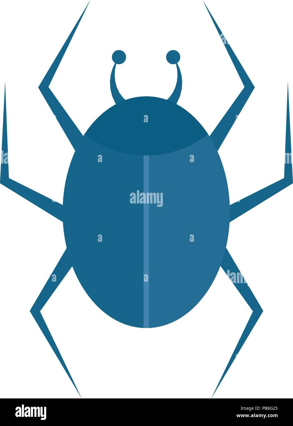 Icona di bug. EPS vettoriali 10 Illustrazione Vettoriale