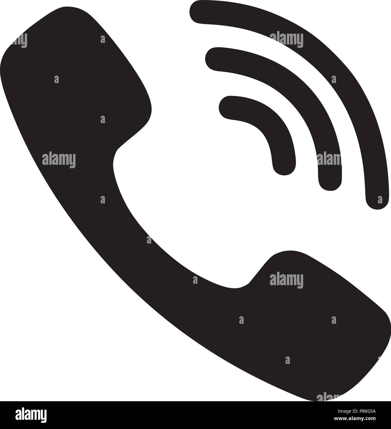 Icona del telefono. EPS vettoriali 10 Illustrazione Vettoriale