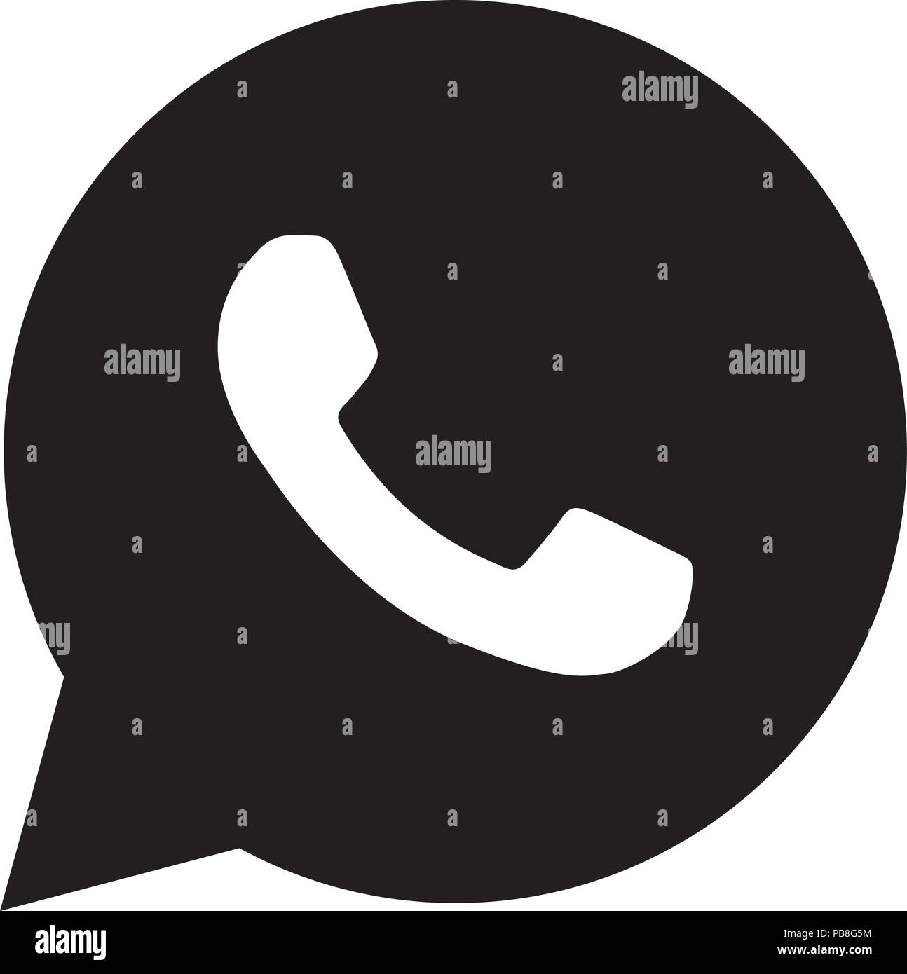 Icona del telefono. EPS vettoriali 10 Illustrazione Vettoriale