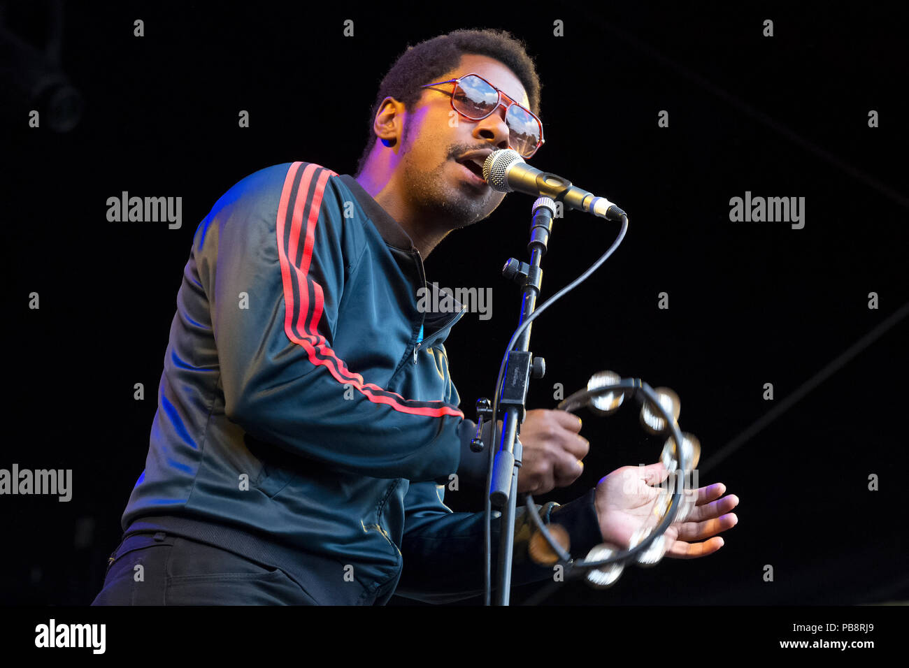 Berlino, Deutschland. 12 Giugno, 2018. 16/CURTIS HARDING, Saenger, Soul, STATI UNITI D'AMERICA, concerto, 12.06.2018, aria aperta, Citadel Music Festival 2018, Citadel, Berlino, Germania, cantante, 12, 2018, Germania | Utilizzo di credito in tutto il mondo: dpa/Alamy Live News Foto Stock