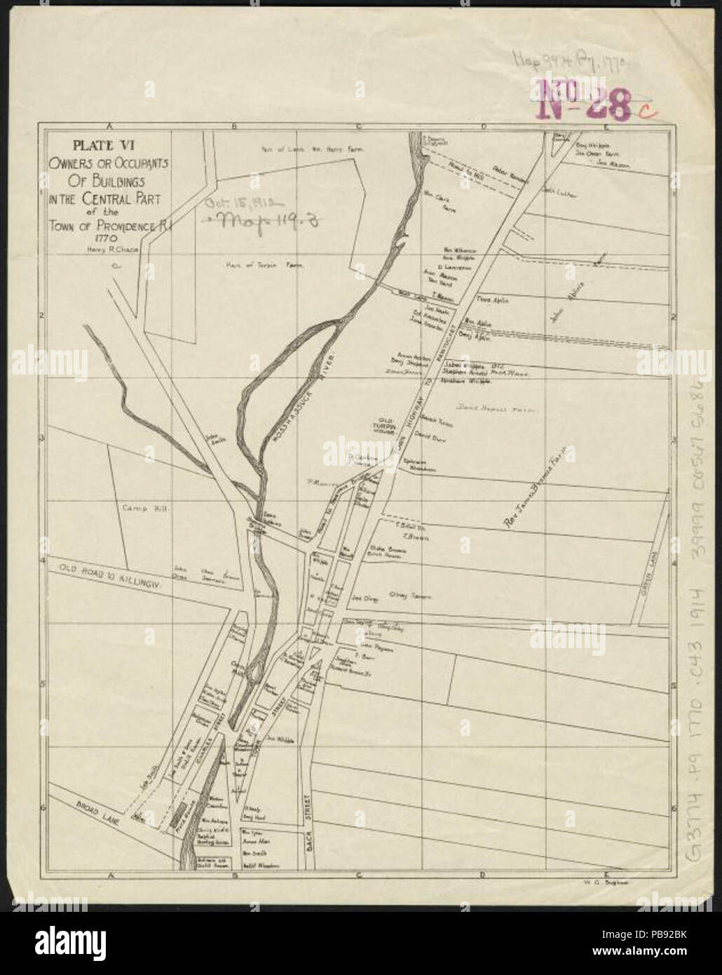 Piastra 1205 VI. I proprietari o gli occupanti degli edifici nella parte centrale della città di Providence, R.I. (10138024894) Foto Stock