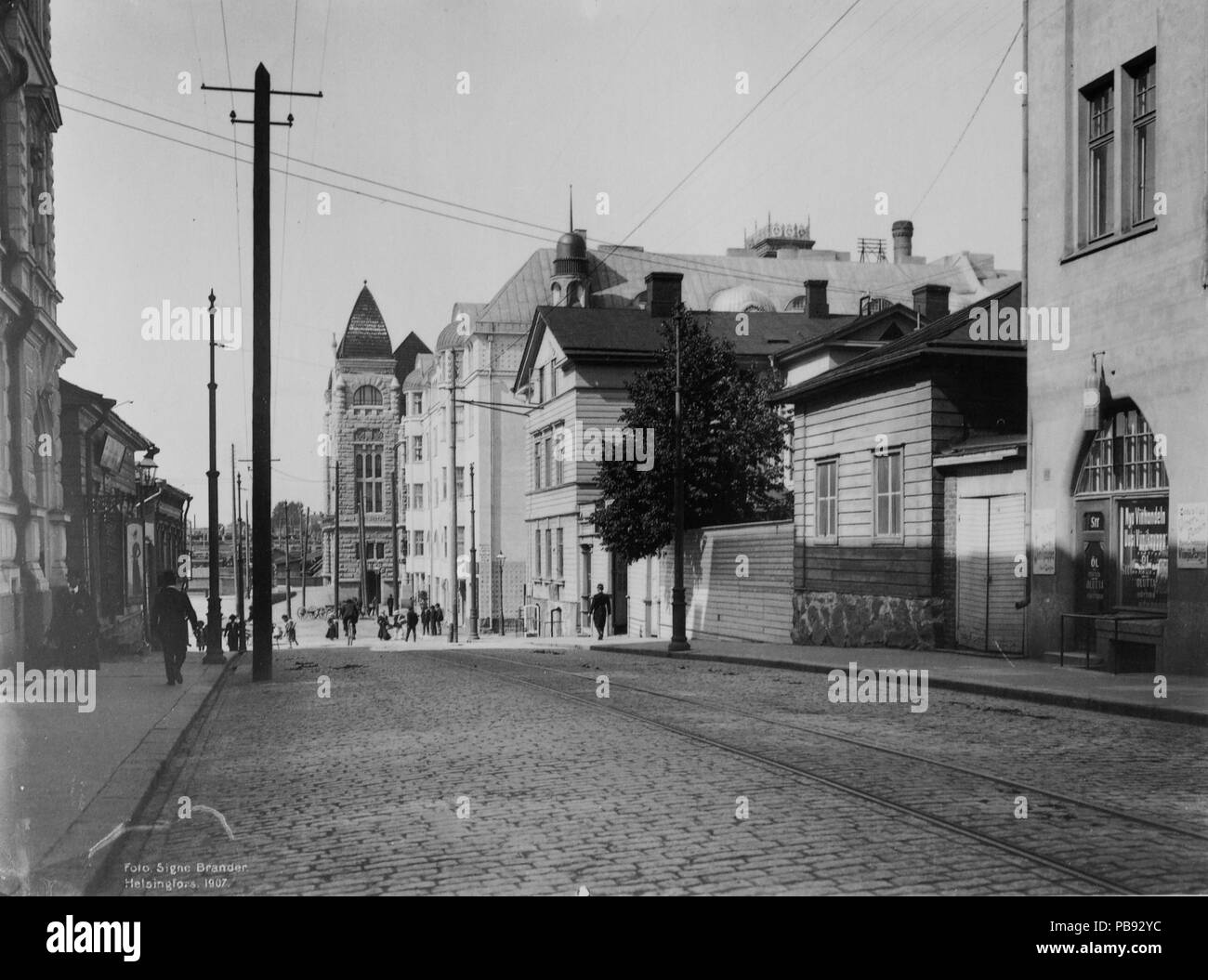 1819 Vilhonkatu 7-9, Helsinki 1907 Foto Stock