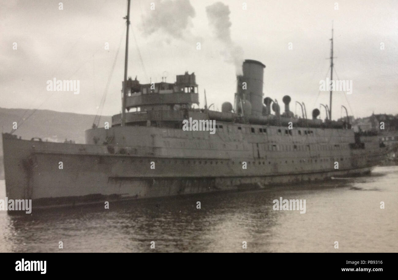 881 lady Mann presso le isole Faerøer durante il suo servizio di guerra. Foto Stock
