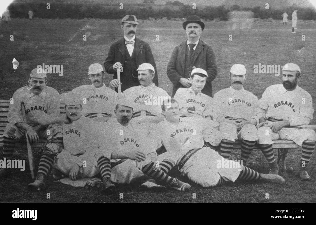 1271 Rosario squadra di baseball Foto Stock