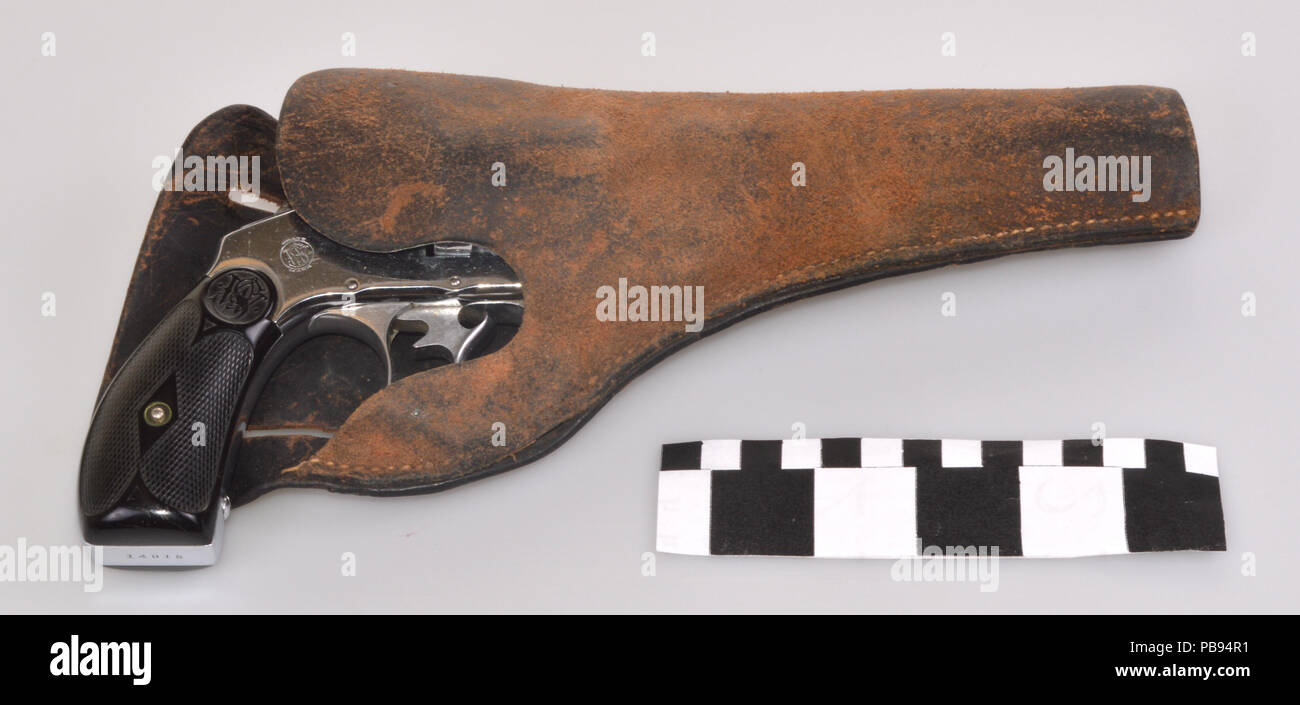 1801 Variante modello Smith and Wesson doppia azione del primo modello di revolver Foto Stock