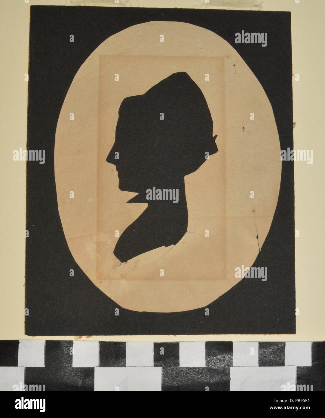 1536 Silhouette di Jane Morris Foto Stock