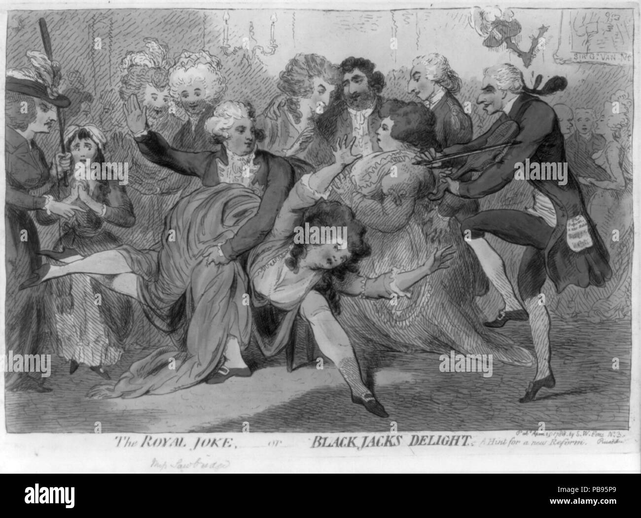1695 La Royal scherzo - o - Black Jacks delizia LCCN2006685967 Foto Stock