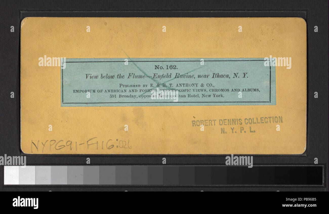 1294 scenario di Ithaca e dintorni, New York (NYPL B11707970-G91F116 026 - B) Foto Stock