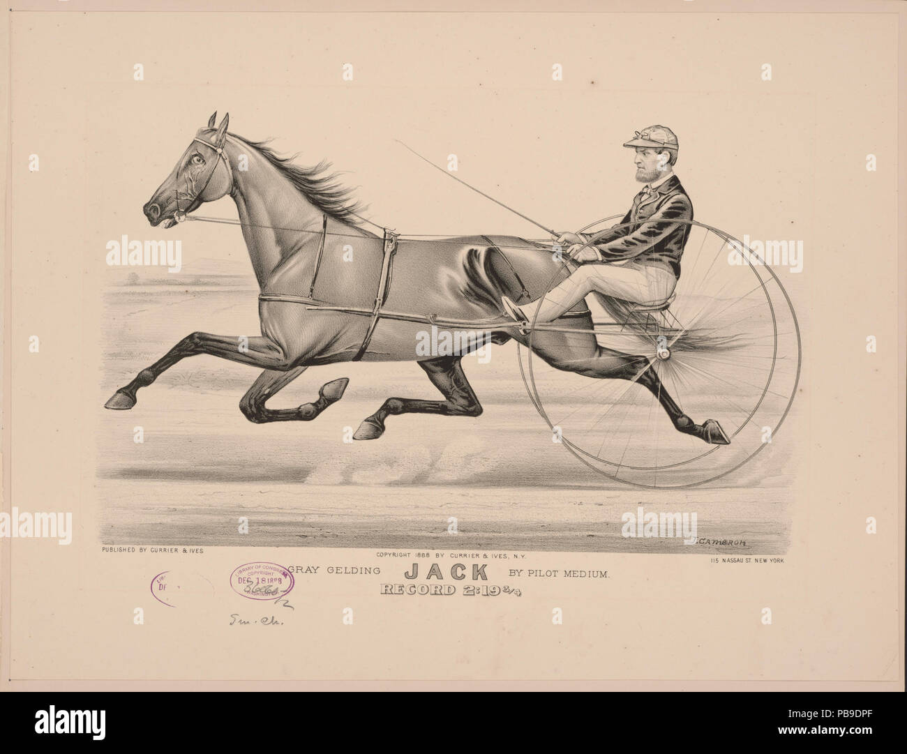 727 grigio castrazione Jack da mezzo pilota LCCN2001702139 Foto Stock