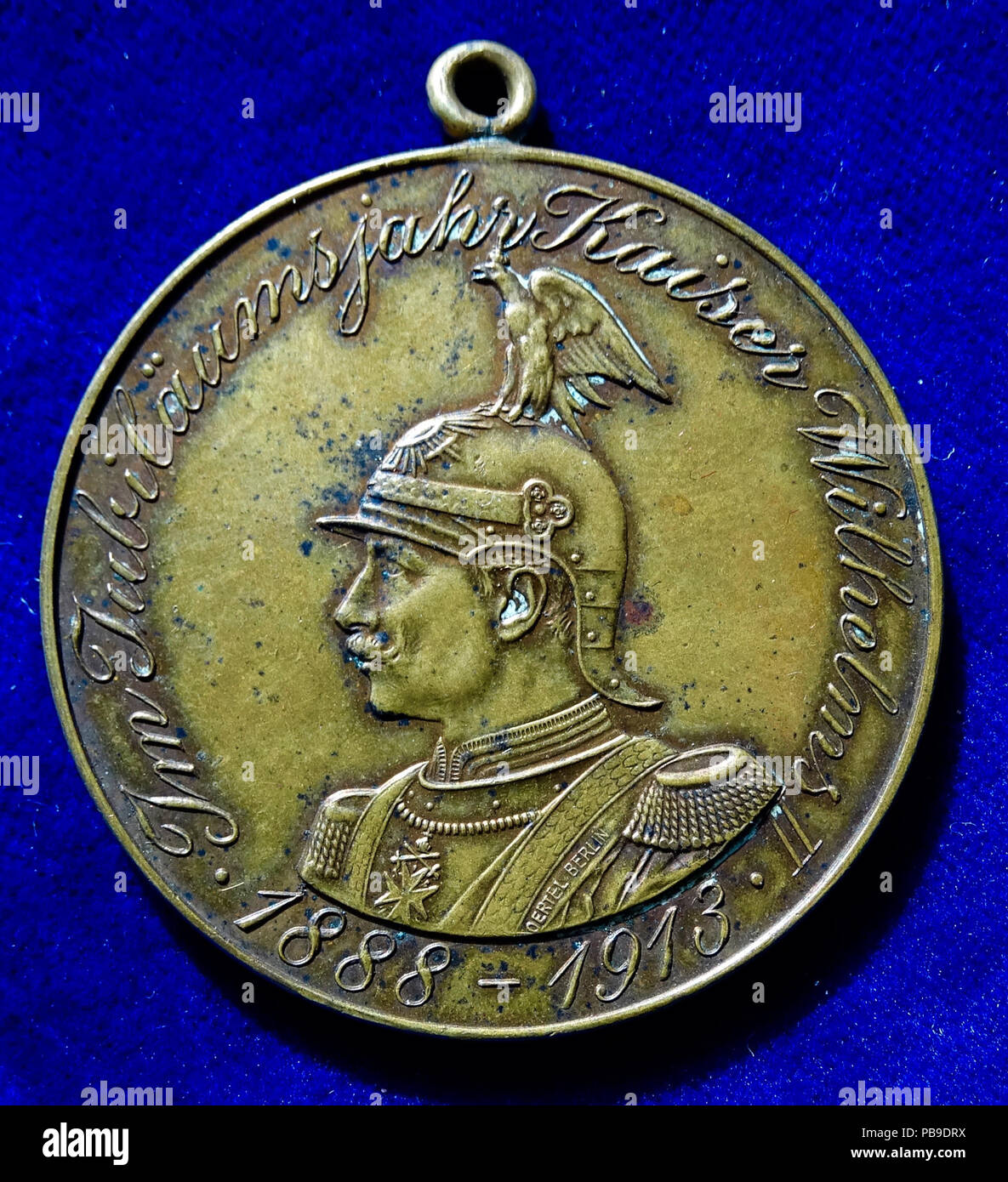 1081 Guerra Napoleonica medaglia Battaglia di Großbeeren 1813, complementare Foto Stock