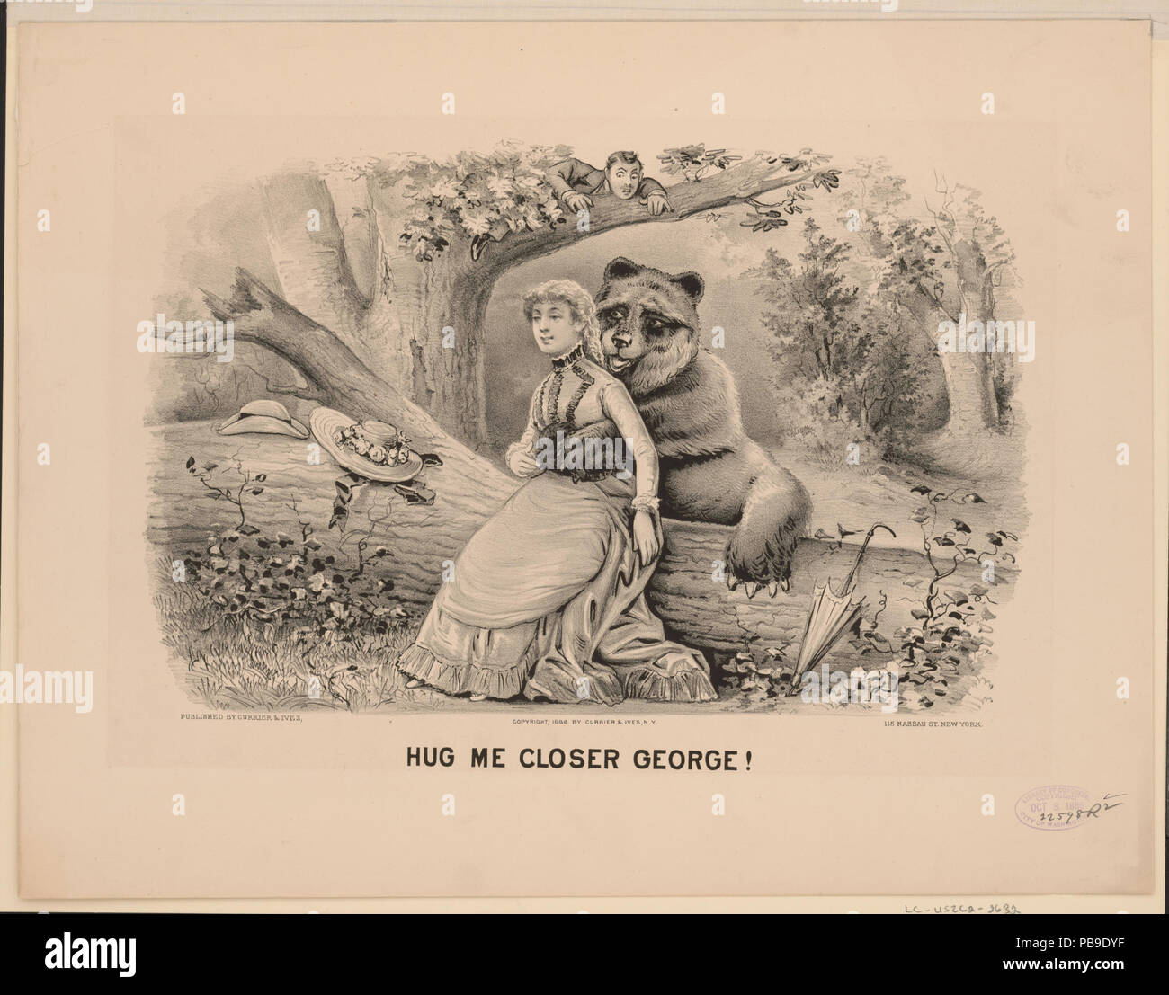 775 Hug me più vicino George! LCCN2002699683 Foto Stock
