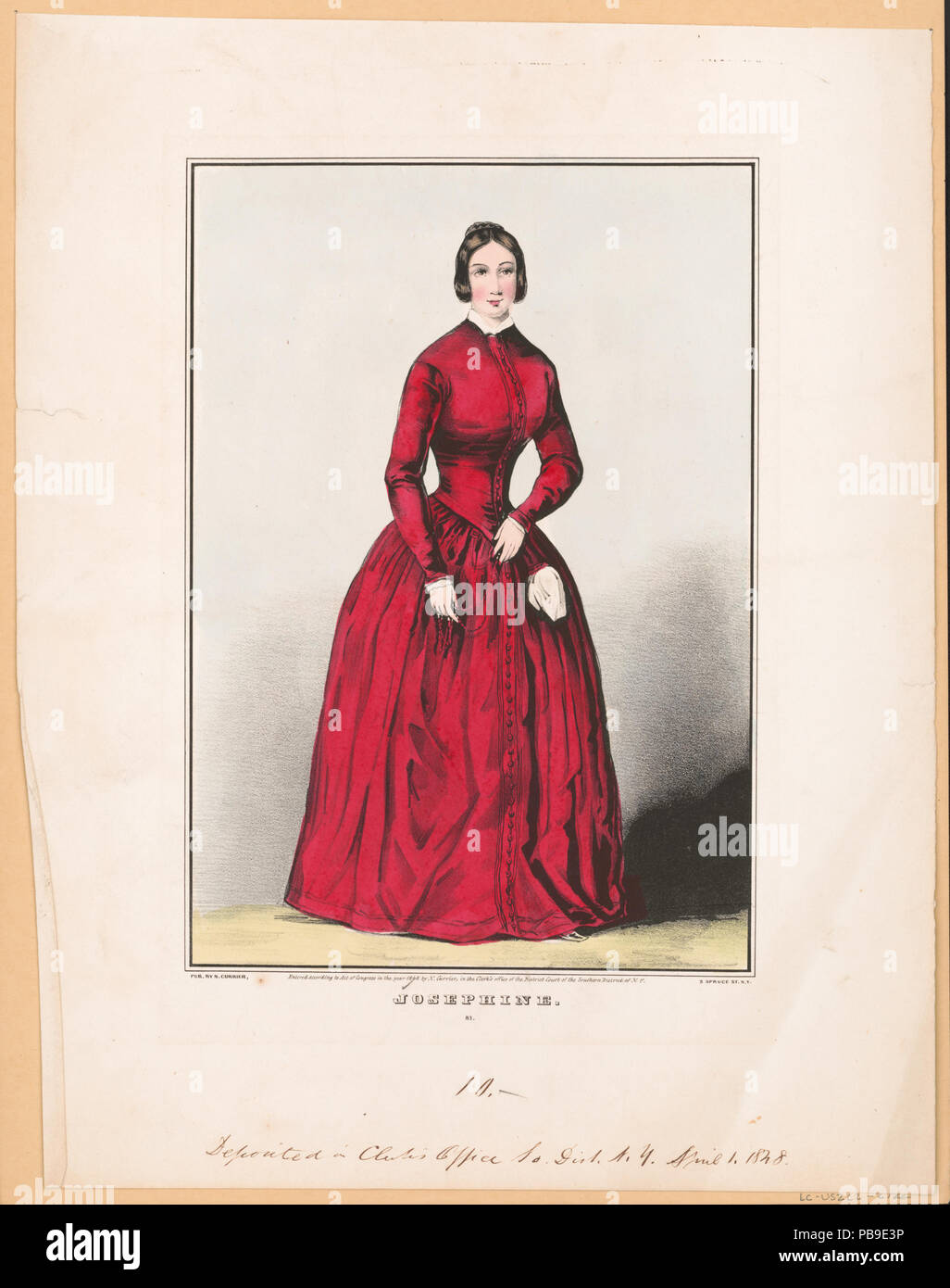 845 Josephine LCCN2002707695 Foto Stock