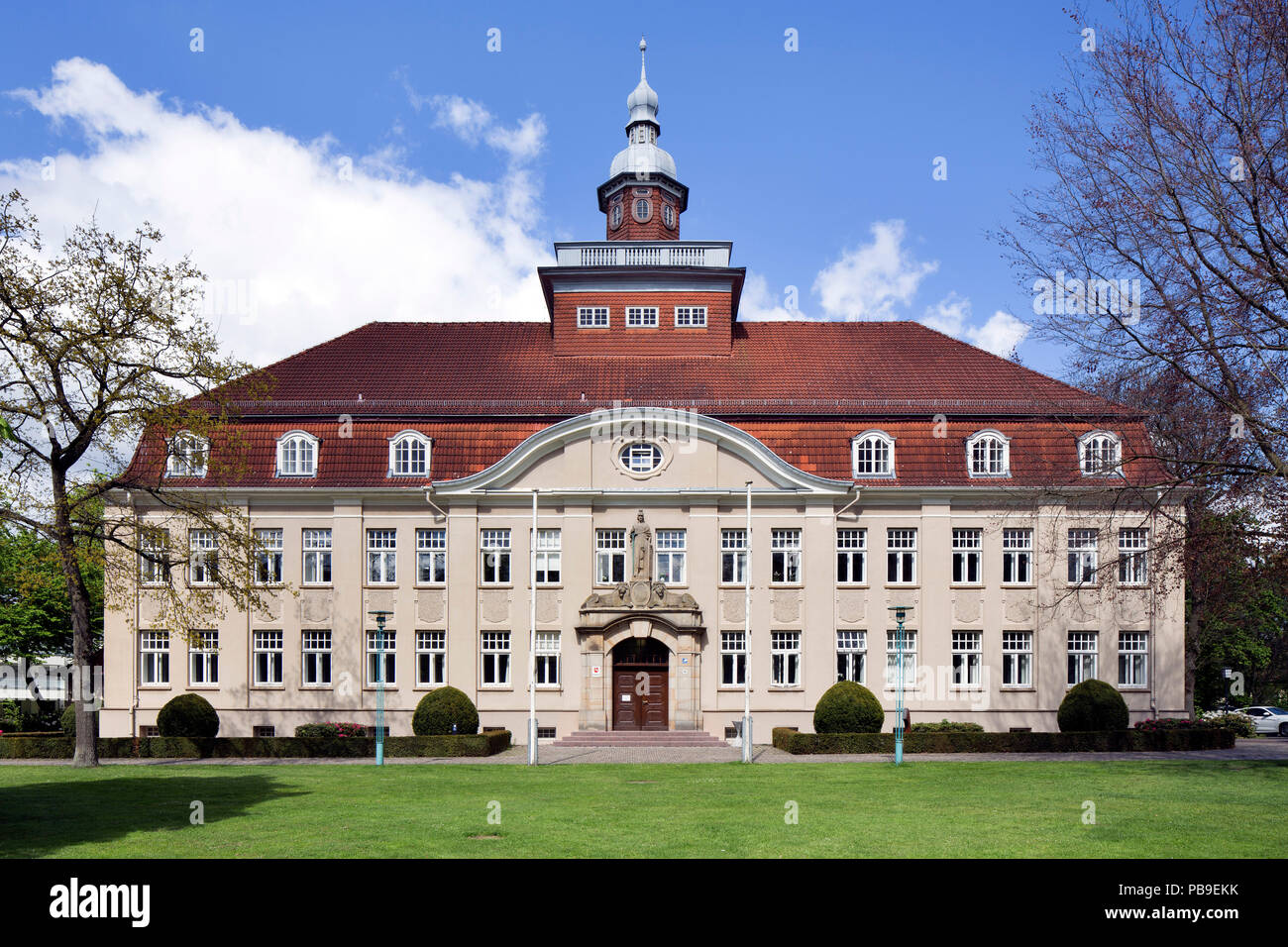 Cloppenburger Amtshaus, ex ufficio amministrazione, catasto ufficio, edificio autorità e ufficio delle imposte, oggi edificio principale Foto Stock