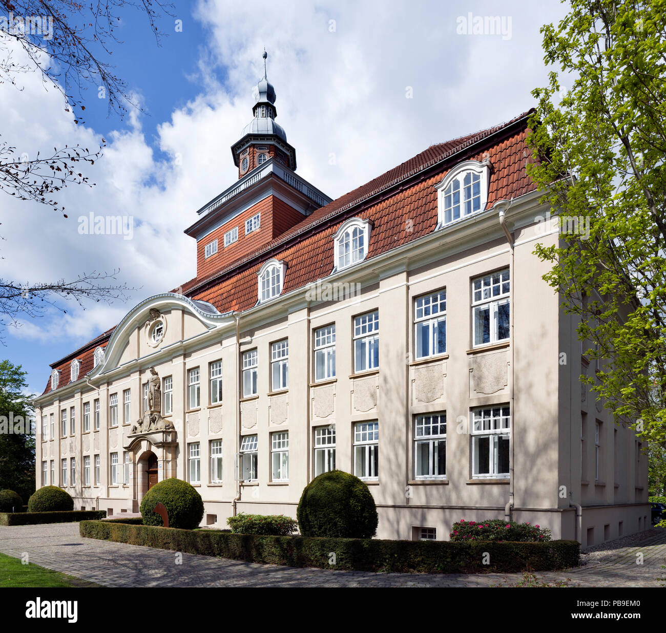 Cloppenburger Amtshaus, ex ufficio amministrazione, catasto ufficio, edificio autorità e ufficio delle imposte, oggi edificio principale Foto Stock