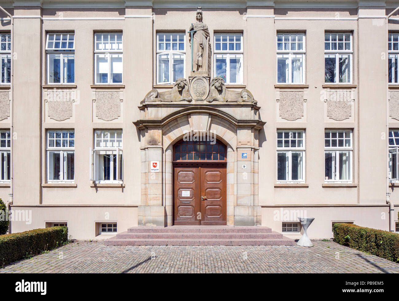 Cloppenburger Amtshaus, ex ufficio amministrazione, catasto ufficio, edificio autorità e ufficio delle imposte, oggi edificio principale Foto Stock