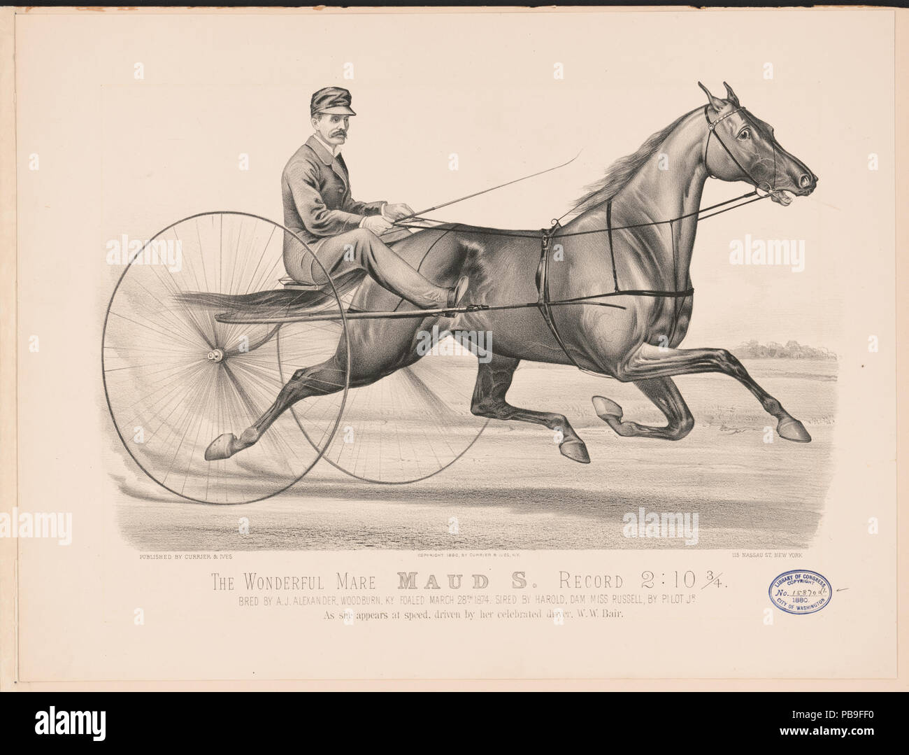 1713 Il meraviglioso mare Maud S. registrare 2-10 3-4 LCCN2002698853 Foto Stock