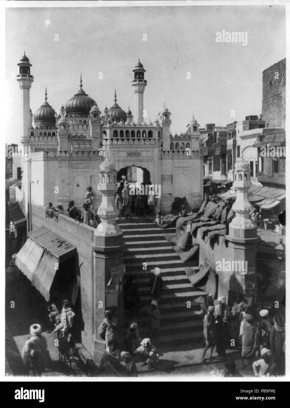 882 Lahore - il Musjid Sonali, o moschea dorata LCCN2004707366 Foto Stock