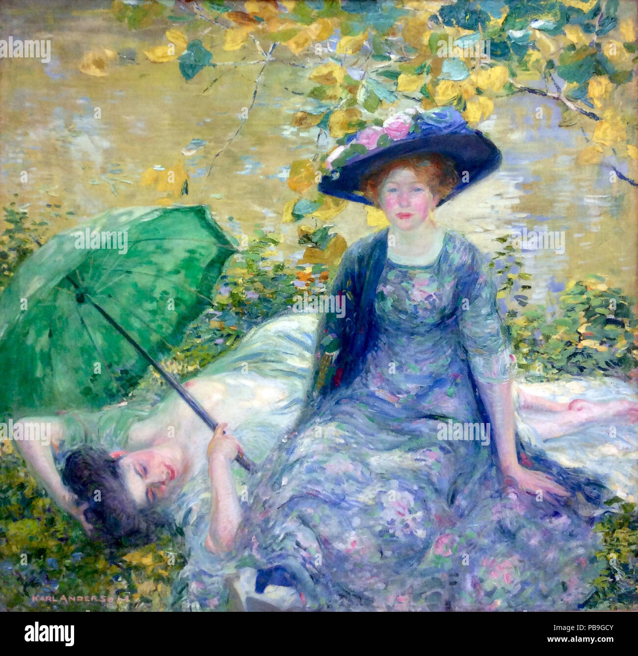 1645 i tenditori da Karl James Anderson Foto Stock