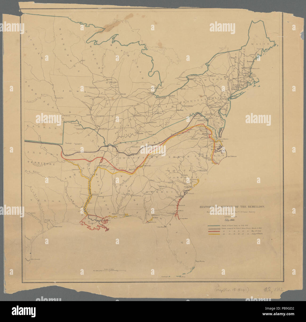 762 schizzo storico della ribellione (NYPL b20643948-5686972) Foto Stock