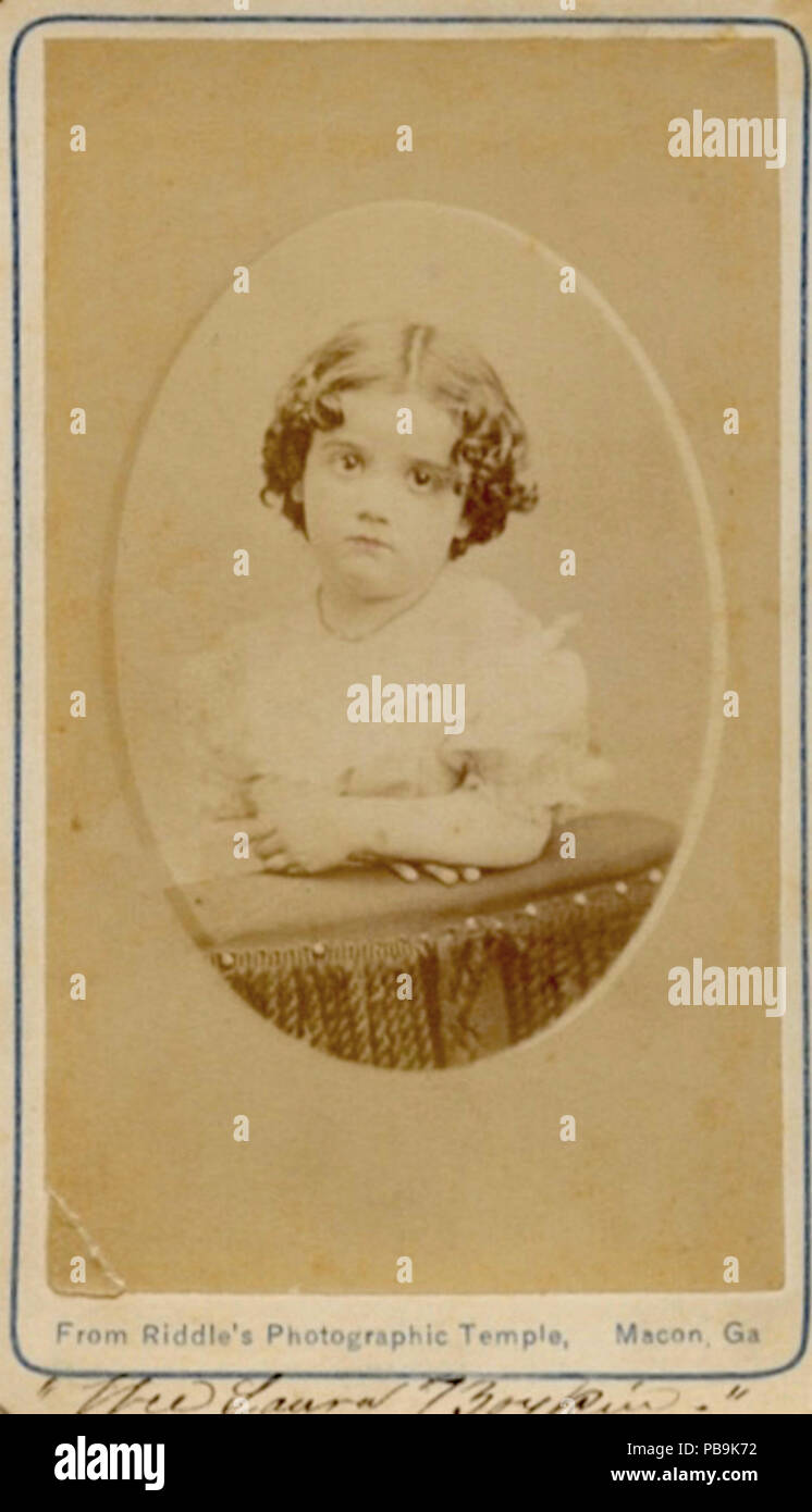 1216 Ritratto di ragazza da Enigma di Macon Georgia USA Foto Stock