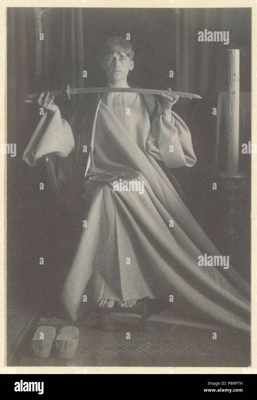 La Veglia. Artista: F. Holland Giorno (American, Norwood, Massachusetts 1864-1933 Norwood, Massachusetts). Dimensioni: Immagine: 16,2 x 11 cm (6 3/8 x 4 5/16 in.). Montaggio: 30,9 x 23,1 cm (12 3/16 x 9 1/8 in.). Data: 1899. Museo: Metropolitan Museum of Art di New York, Stati Uniti d'America. Foto Stock