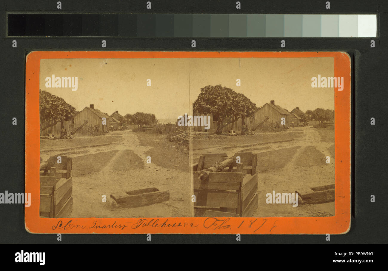 1544 Slave quarters, Tallahassee, Florida (NYPL B11707407-G90F131 014ZF) Foto Stock