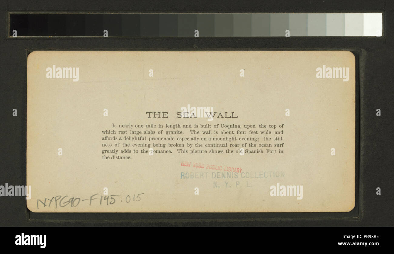 1699 La parete del mare (NYPL B11707422-G90F145 015B) Foto Stock