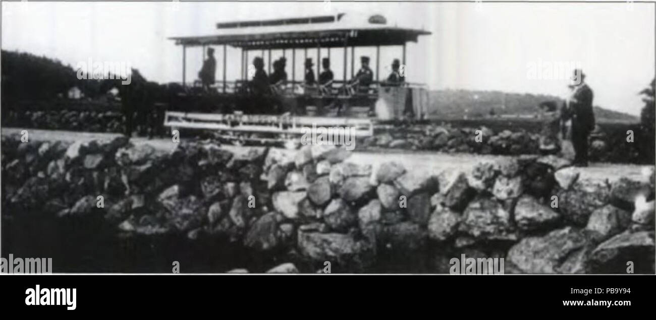 1043 Middlesex Horse Railroad, 1887 Foto Stock