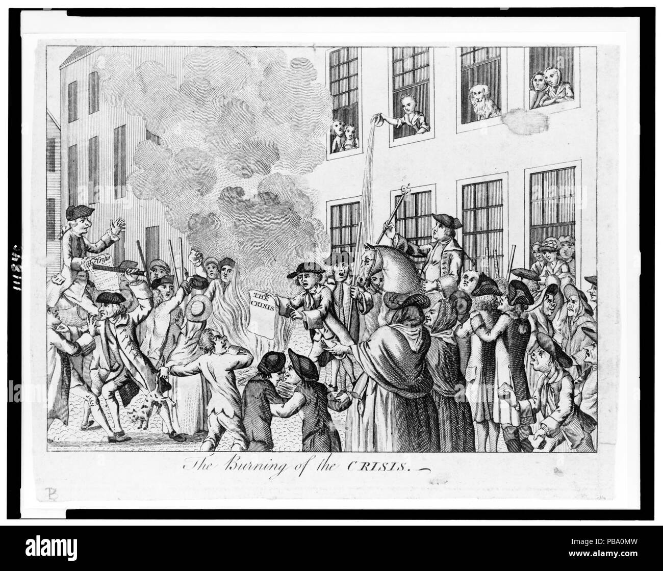 1619 la bruciatura della crisi LCCN94511200 Foto Stock