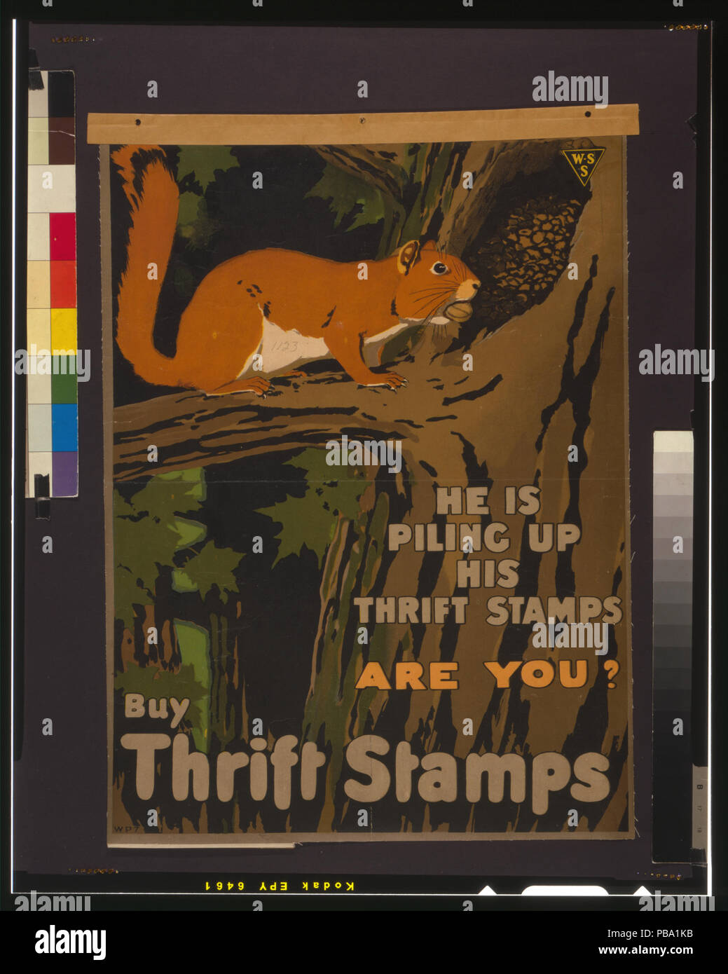 748 Egli si accumulano la sua parsimonia Stamps-Are si acquista la parsimonia timbri LCCN00652894 Foto Stock