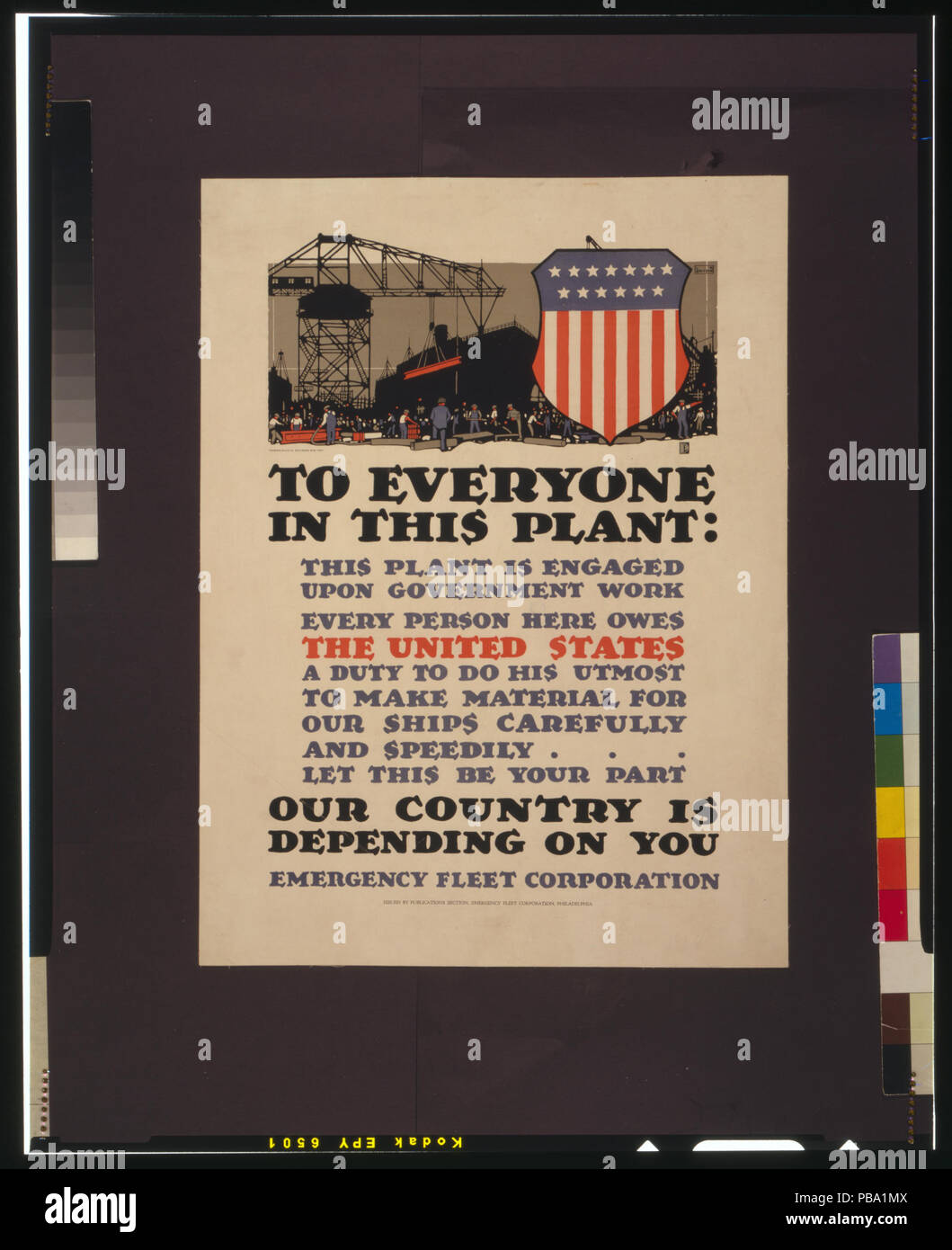 1753 per tutti in questo stabilimento- Questa pianta è impegnato al governo lavoro (...) il nostro paese è in funzione si LCCN00652951 Foto Stock