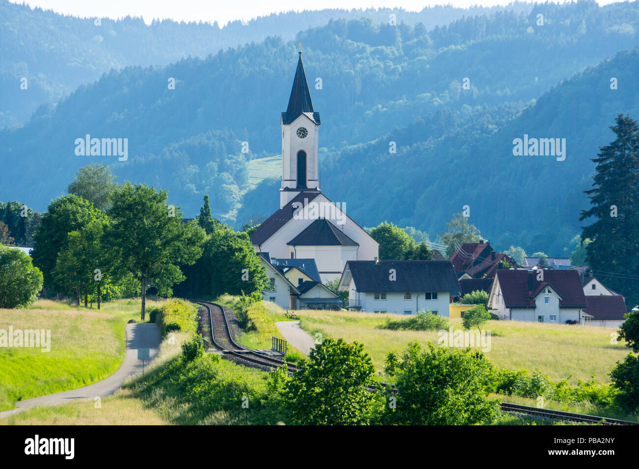 Germania, Oberwinden little black forest villaggio nella Valle Elz, Foto Stock