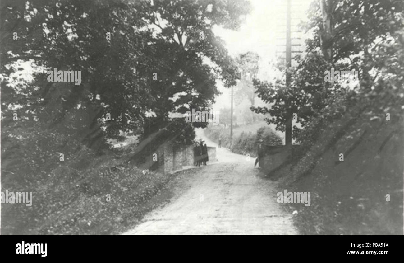 1045 Mill Hill, Chester Road , Hazel Grove c.1910 Foto Stock