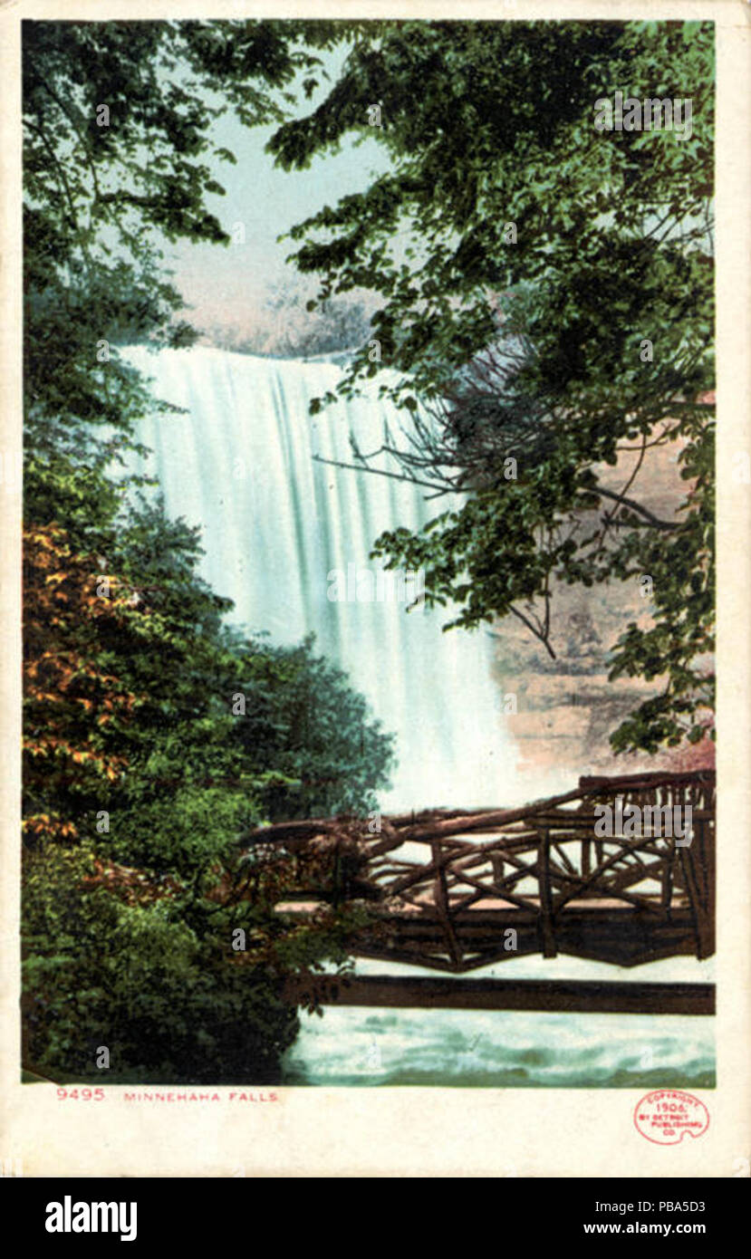 1047 cascate Minnehaha (BNI 4785) Foto Stock
