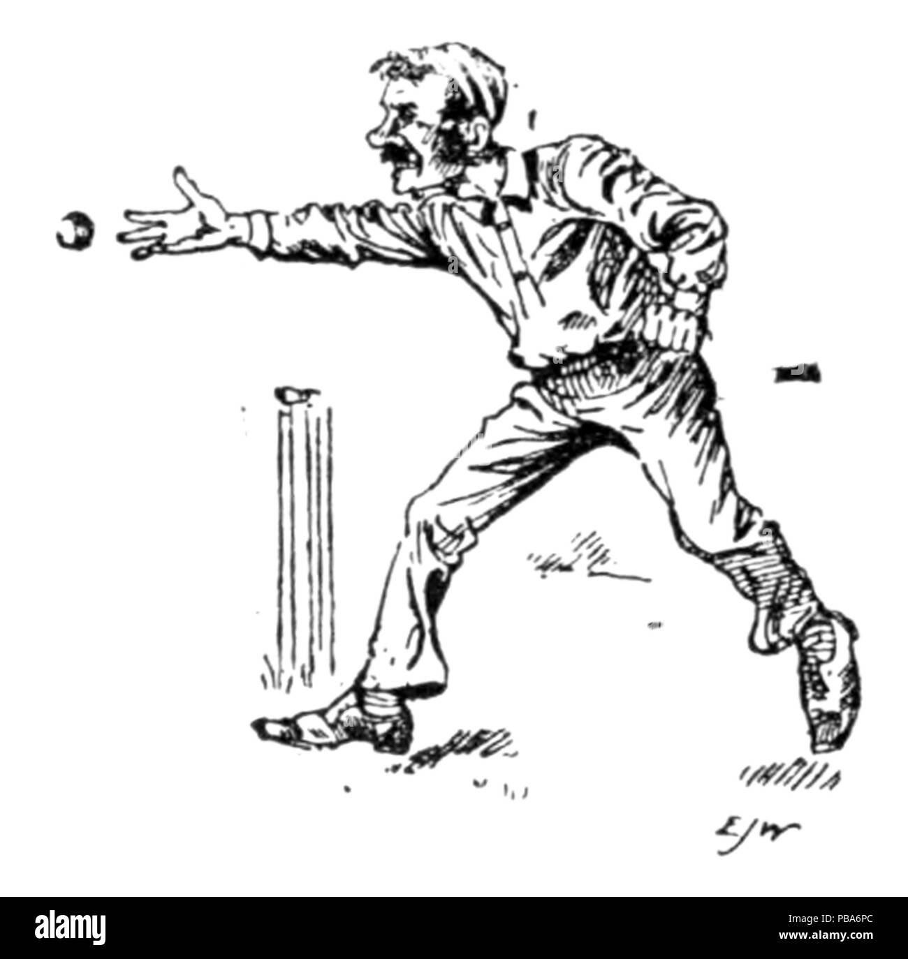 1065 Mr. Punch il libro di sport (illustrazione a pagina 56) Foto Stock